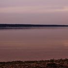 die Farben eines Sonnunununterganges am See