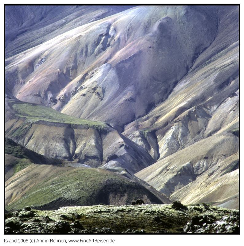 die Farben Islands in der Landmannalaugar