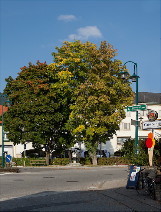 Die Farben werden gemischt.