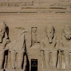 Die Fassade von Abu Simbel