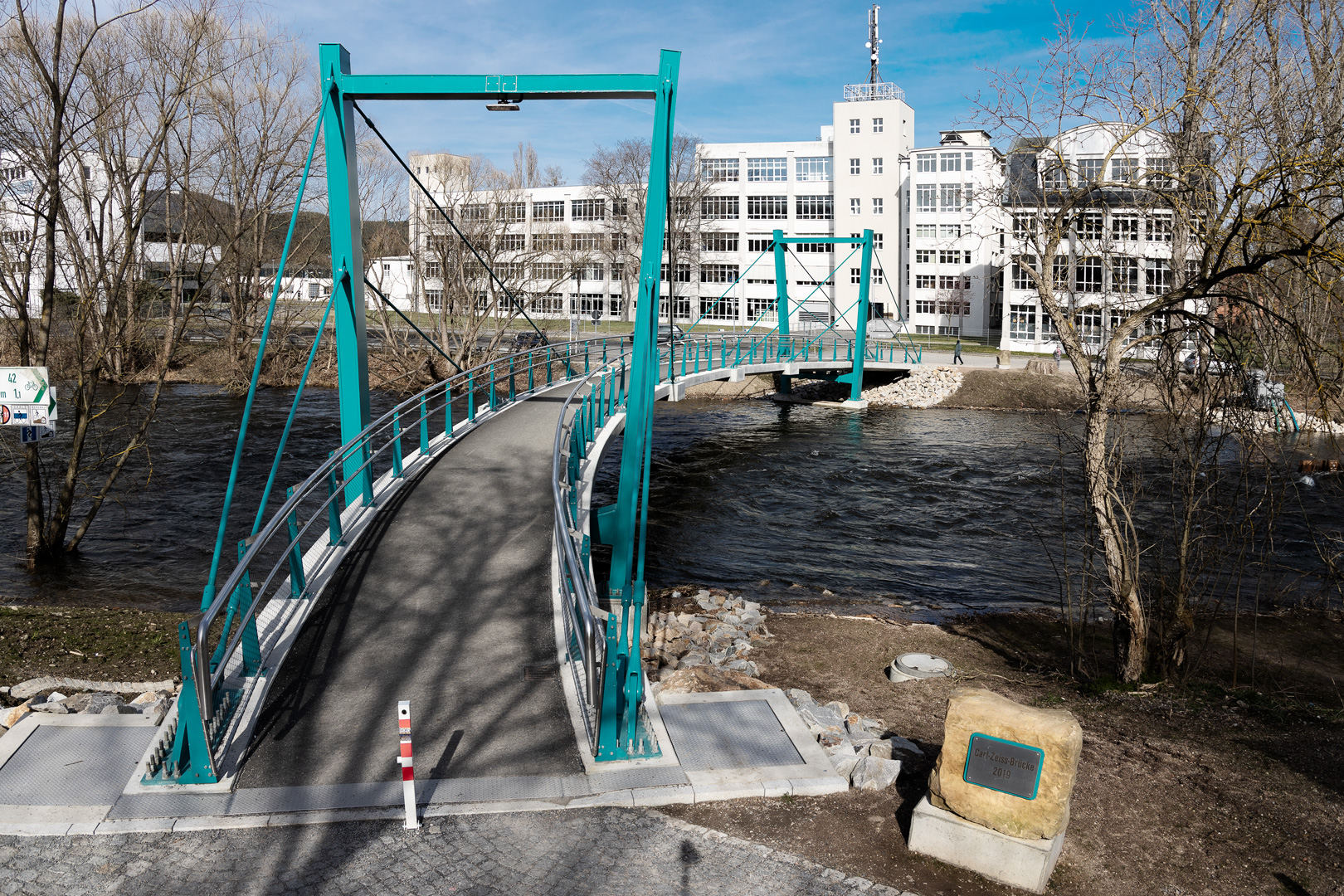 Die "fast" neue Carl Zeiss Brücke in Saalfeld