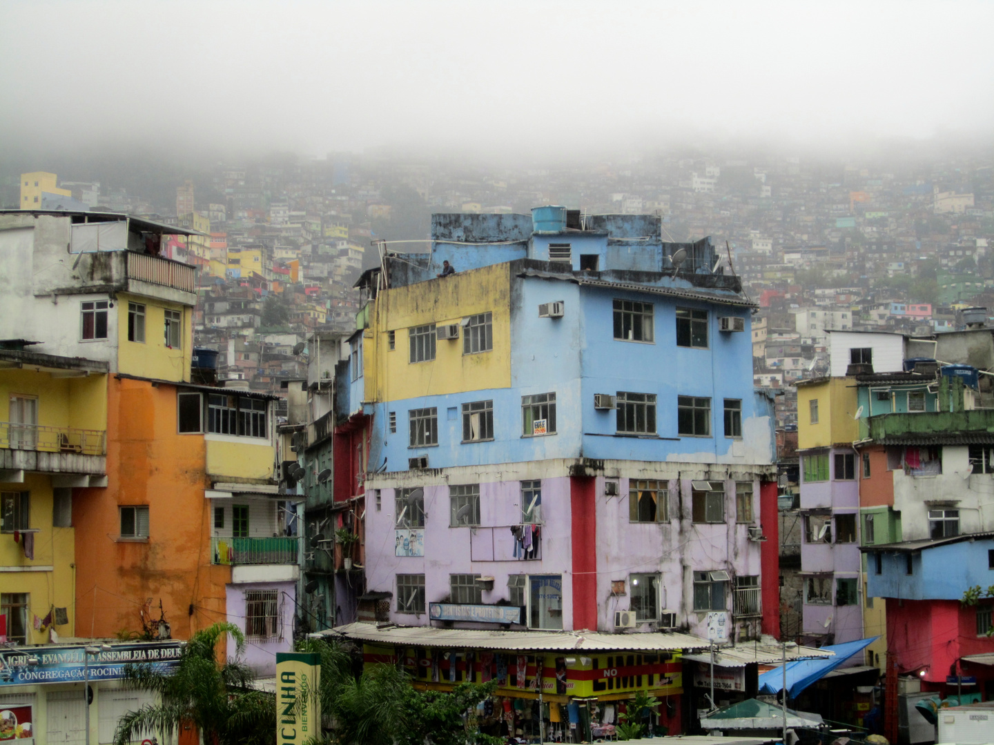 die Favela Rocinha in Rio de Janeiro