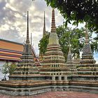 Die Feinheiten der Chedis in Wat Pho