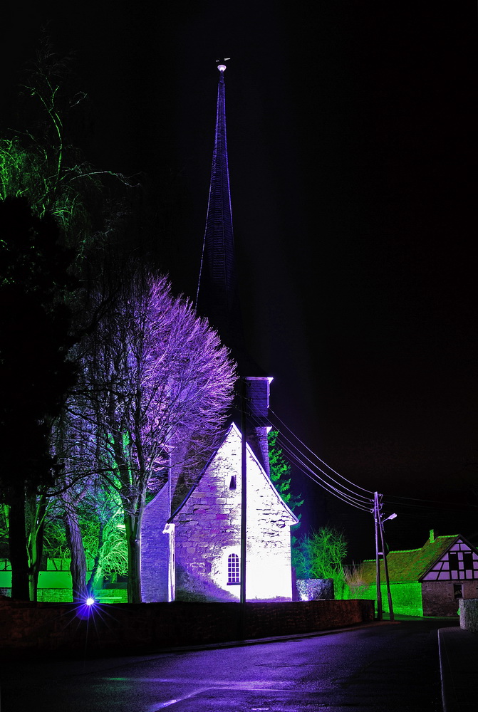 die Feininger-Kirche in Gelmeroda