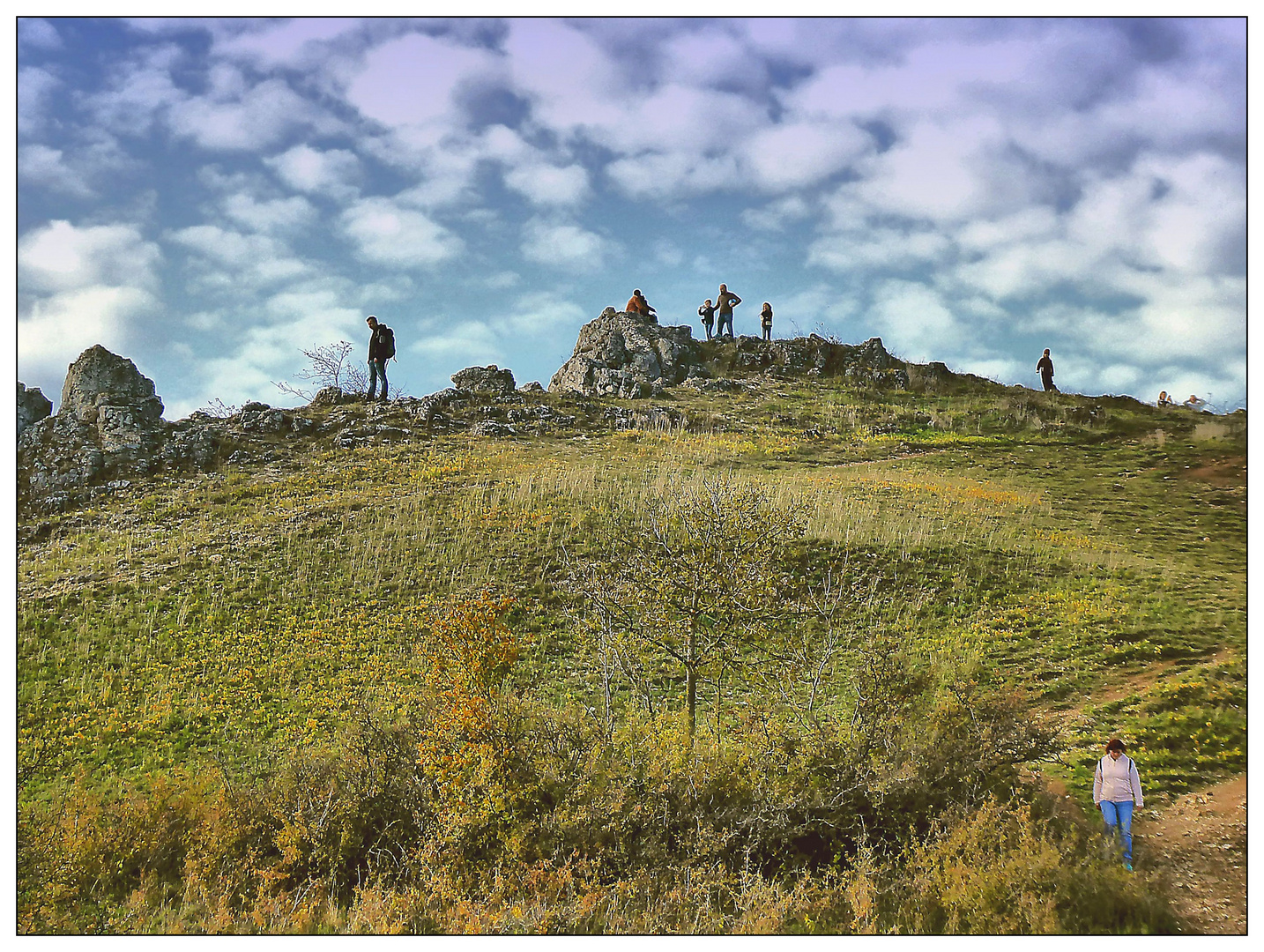 Die Felsen auf dem Walberla