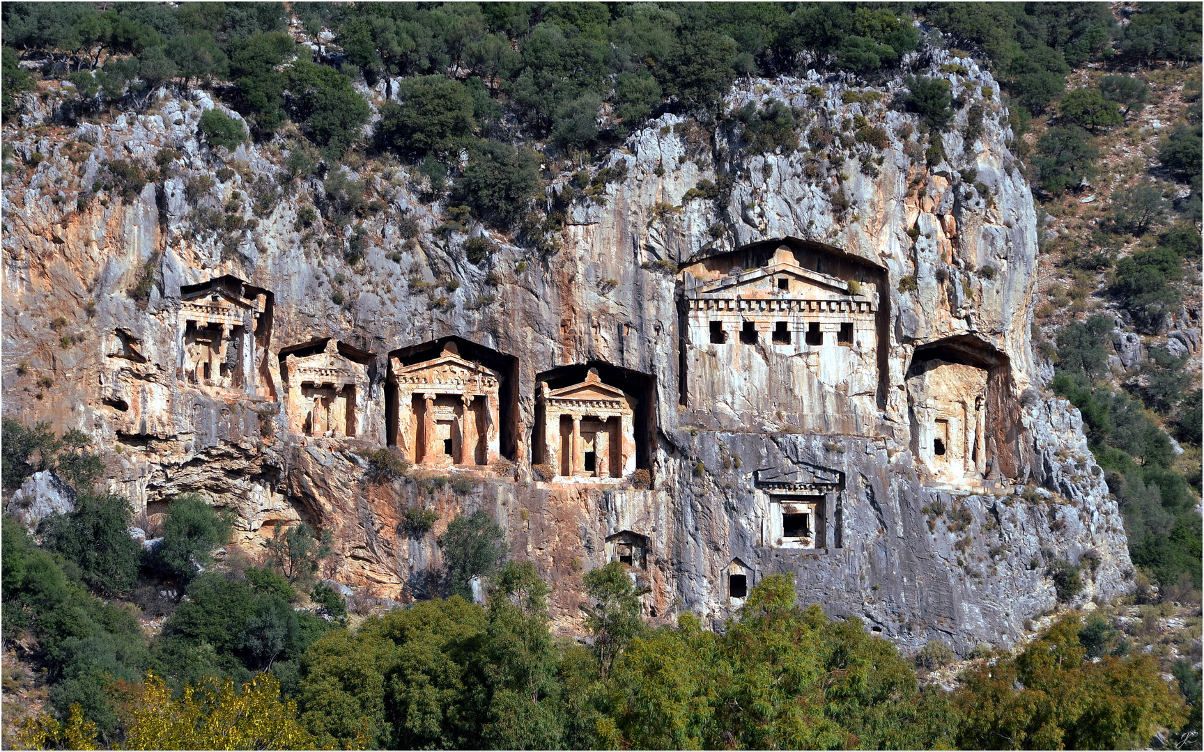 Die Felsengräber von Dalyan...