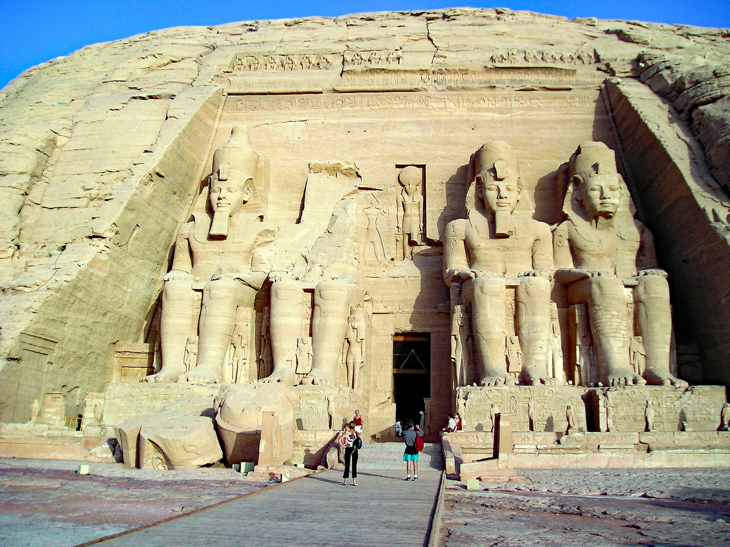Die Felsentempel von Abu Simbel (Ägypten)