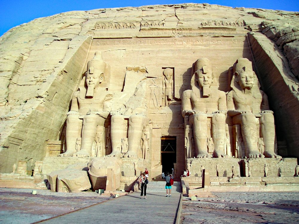 Die Felsentempel von Abu Simbel (Ägypten)