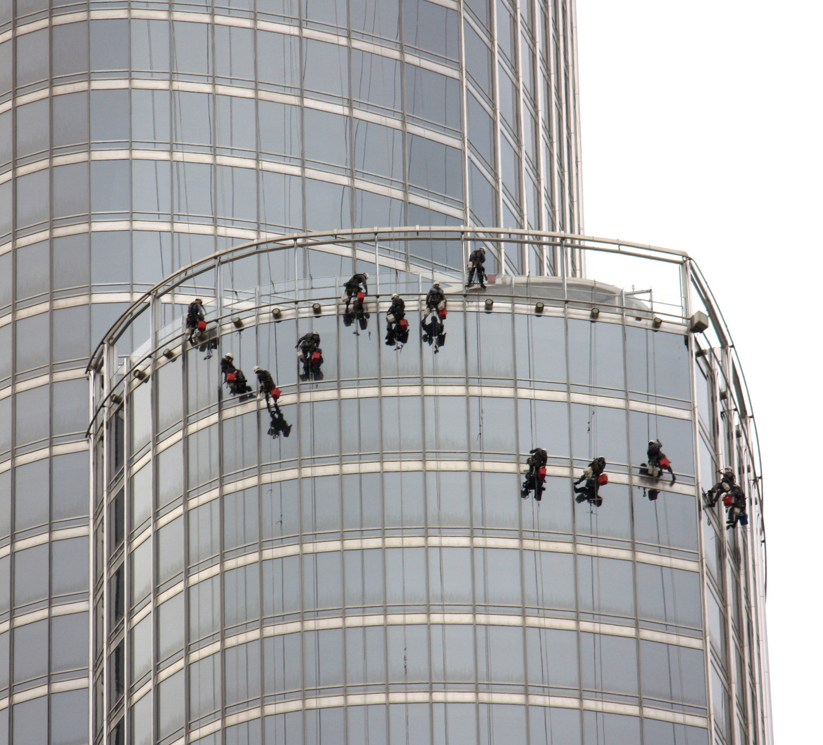 Die Fensterputzer vom Burj Khalifa