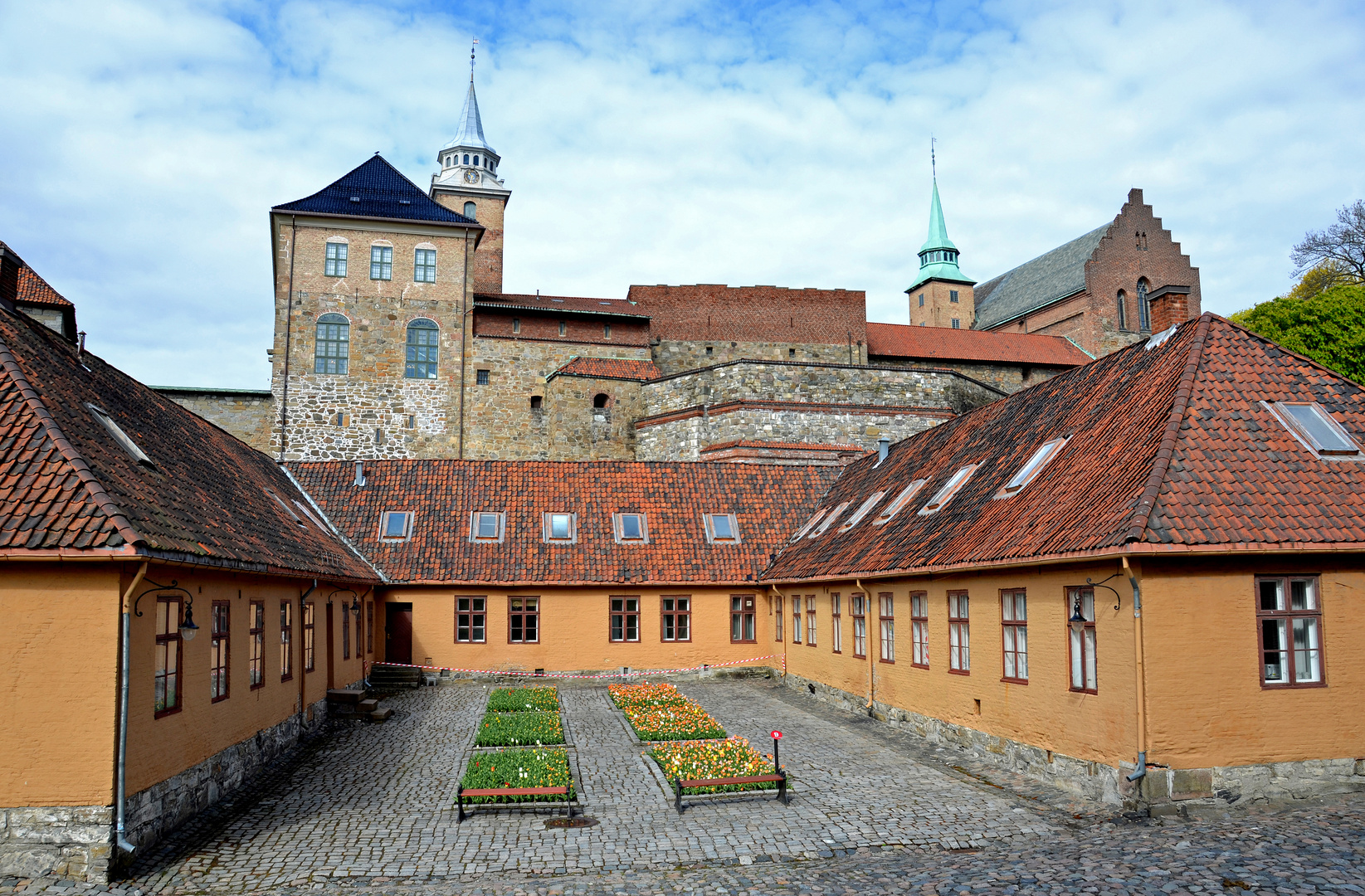 Die Festung Akershus im Herzen von Oslo