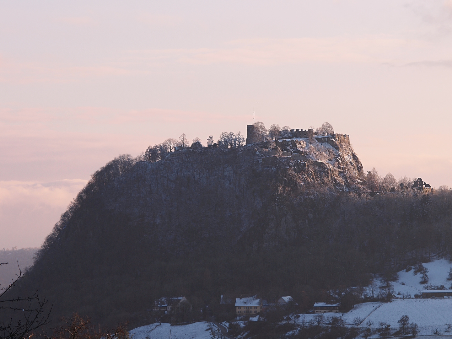 Die Festung im Winter