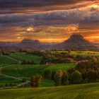 Die Festung Königstein und der Lilienstein in der Sächsischen Schweiz