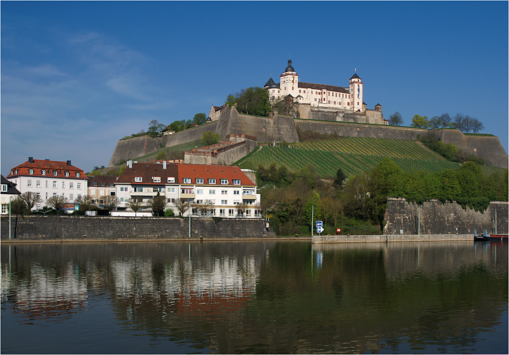 Die Festung Marienberg...