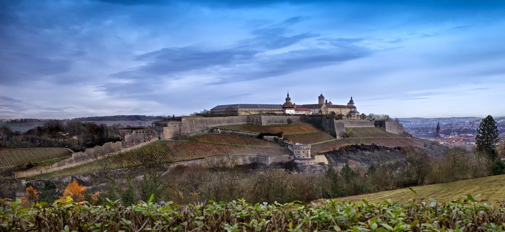 Die Festung Marienberg...