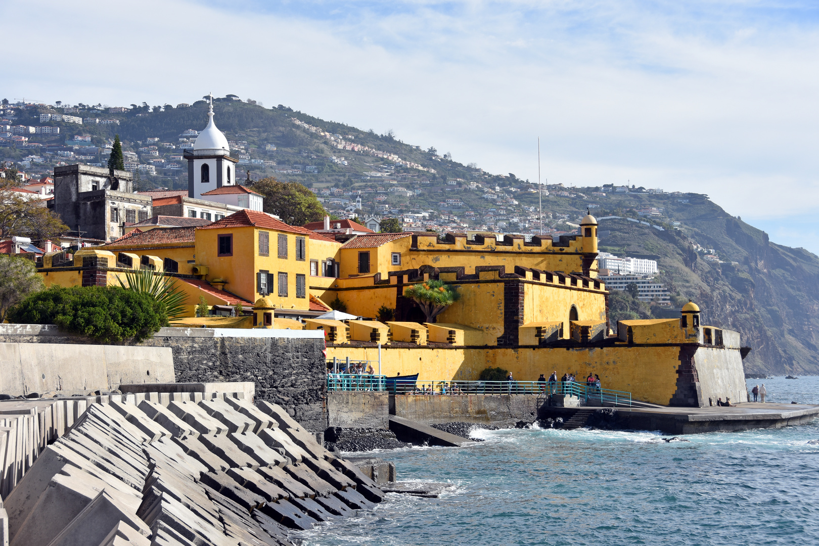 Die Festung Sao Tiago in Funchal auf Madeira