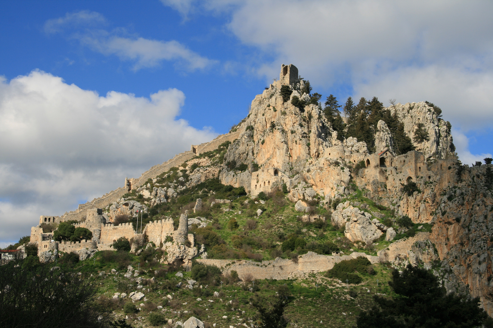 die Festung St. Hilarion auf Nordzypern