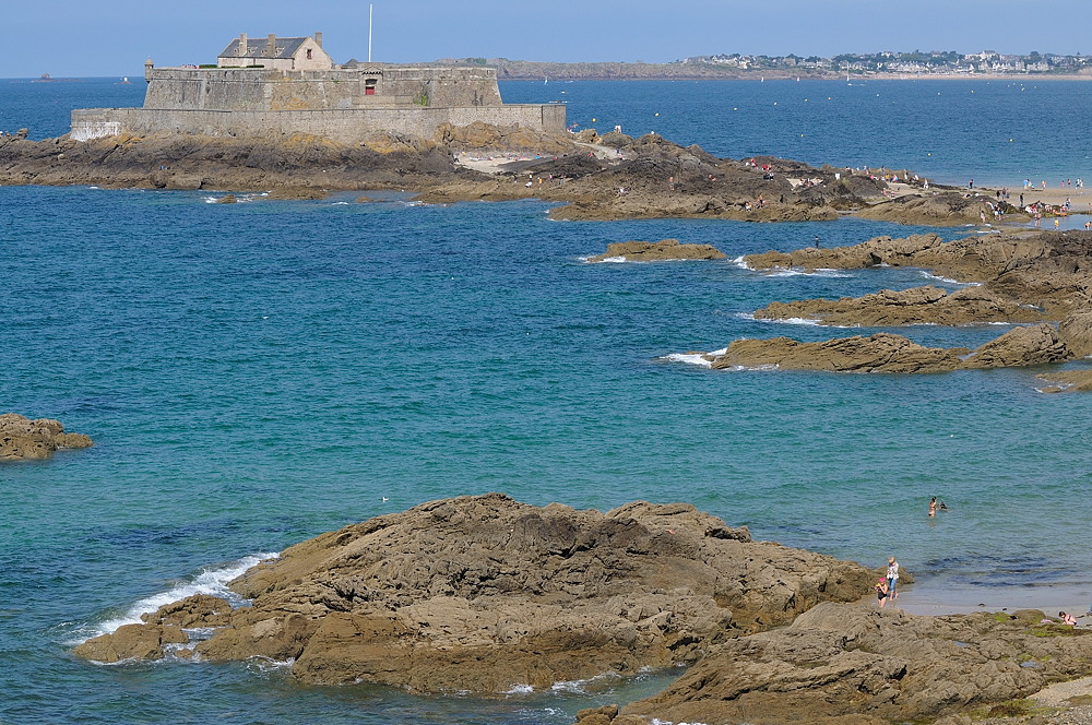 Die Festung vor Saint-Malo...