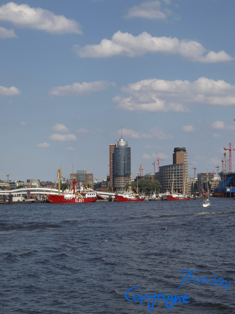 Die Feuerschiffe Hamburg Elbe 1-3