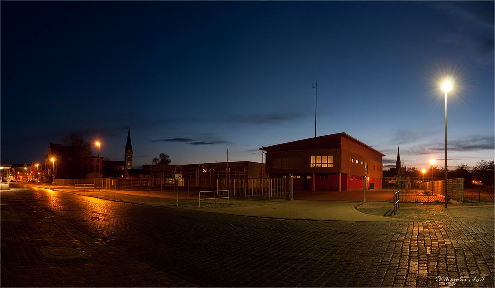 Die Feuerwache Staßfurt...