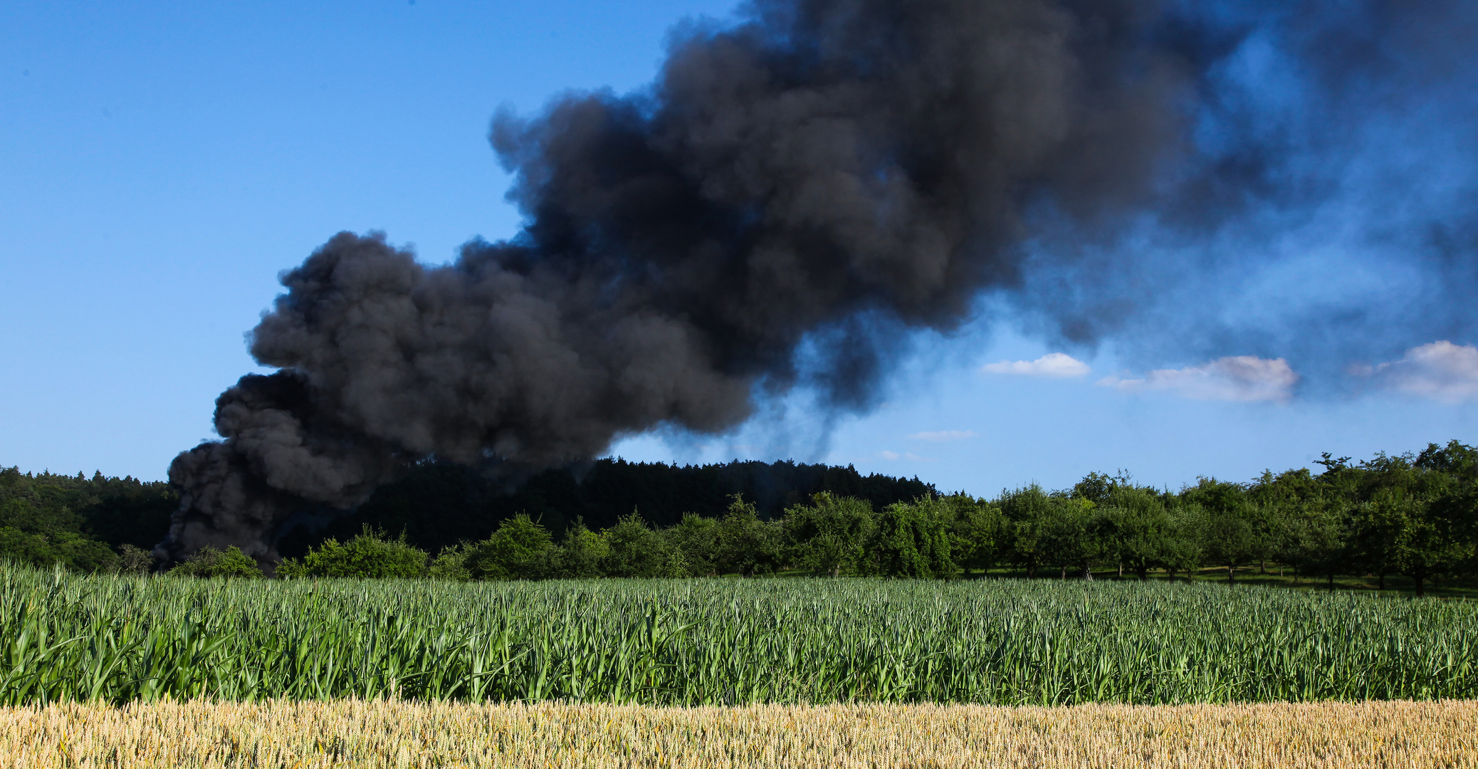 Die Feuerwehr ist alarmiert