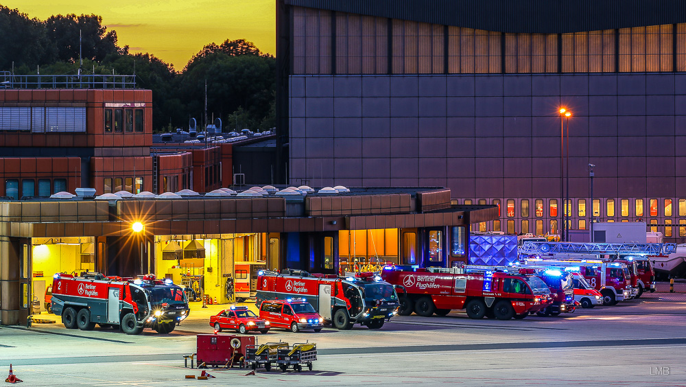 Die Feuerwehr ist los