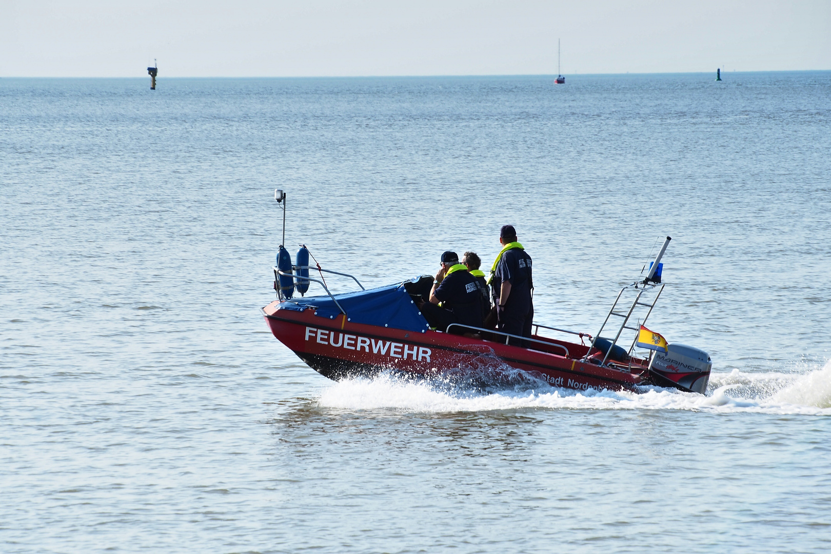 Die Feuerwehr kommt