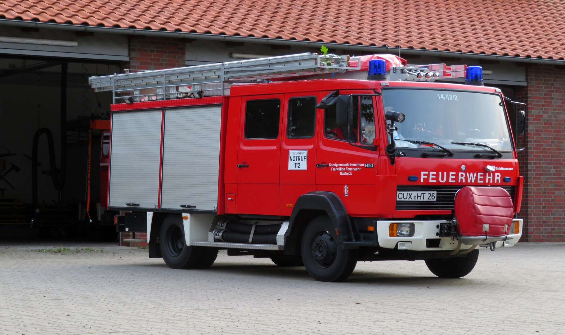 die Feuerwehr musste her ... 