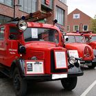 Die Feuerwehrfahrzeugparade