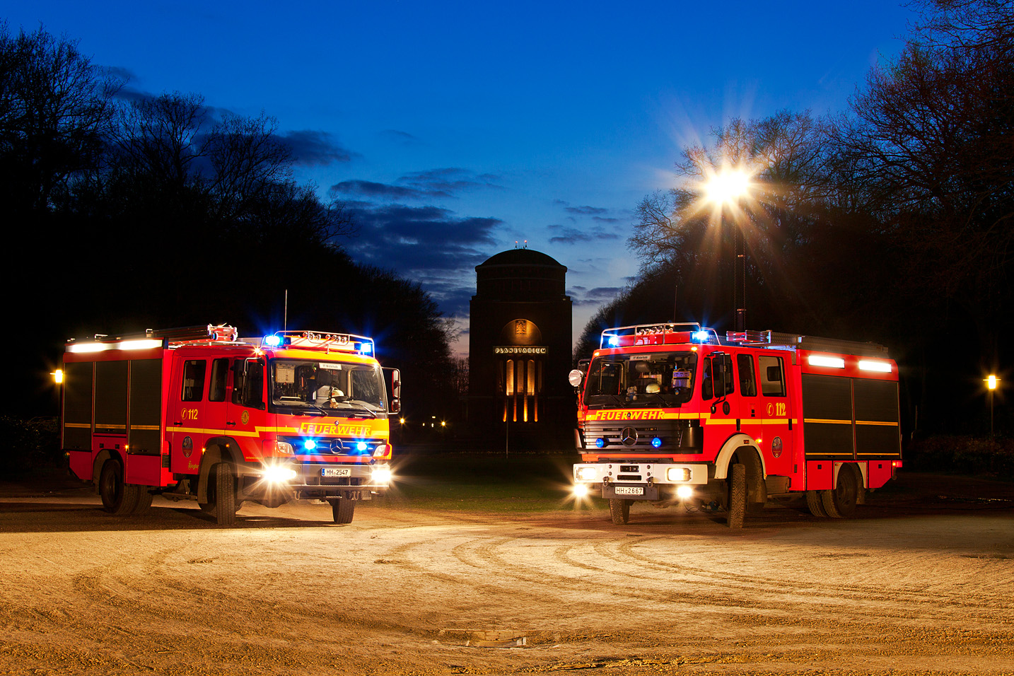 die FF Winterhude in Stadtpark - das 1.