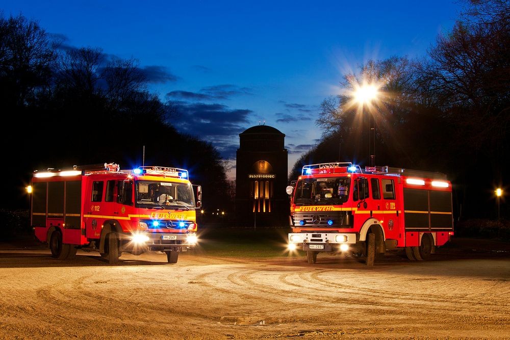 die FF Winterhude in Stadtpark - das 1.