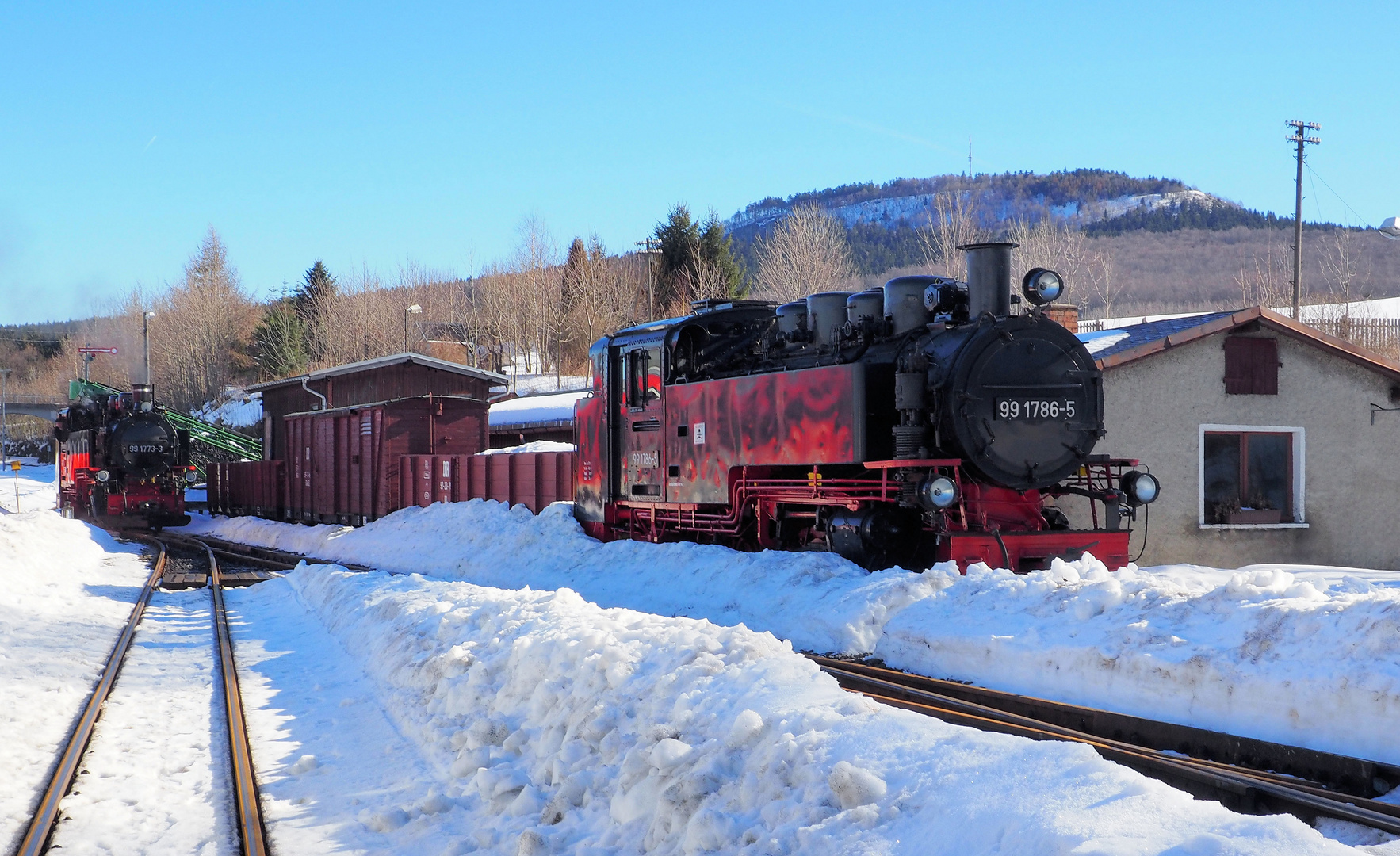 Die Fichtelbergbahn ...