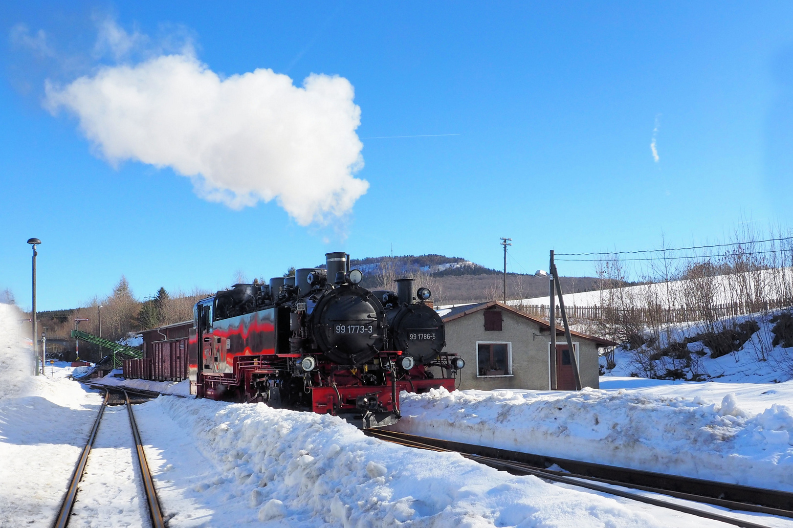 Die Fichtelbergbahn....