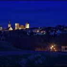 Die Filmburg Querfurt in der blauen Stunde