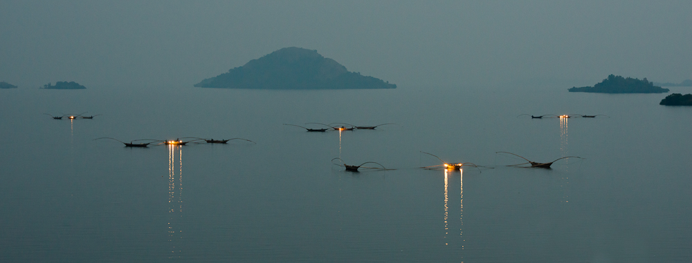 Die Fischer vom Kivu-Lake Ruanda