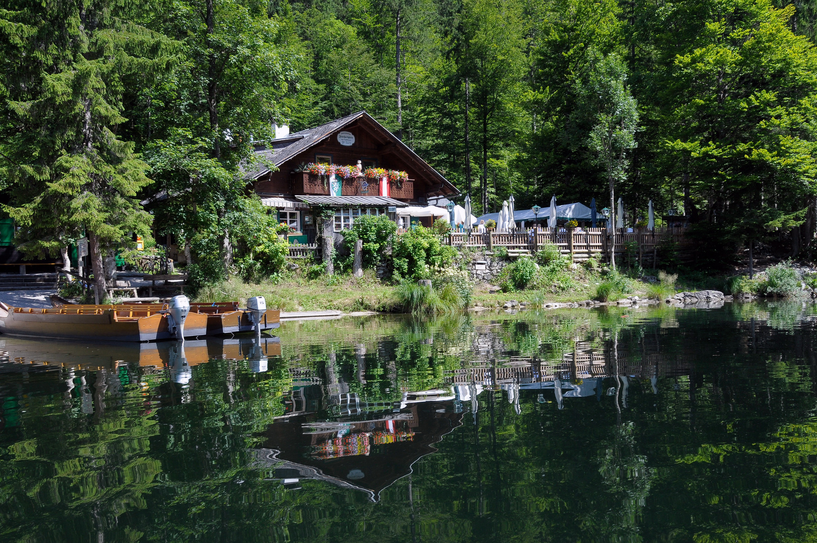 Die Fischerhütte am Toplitzsee