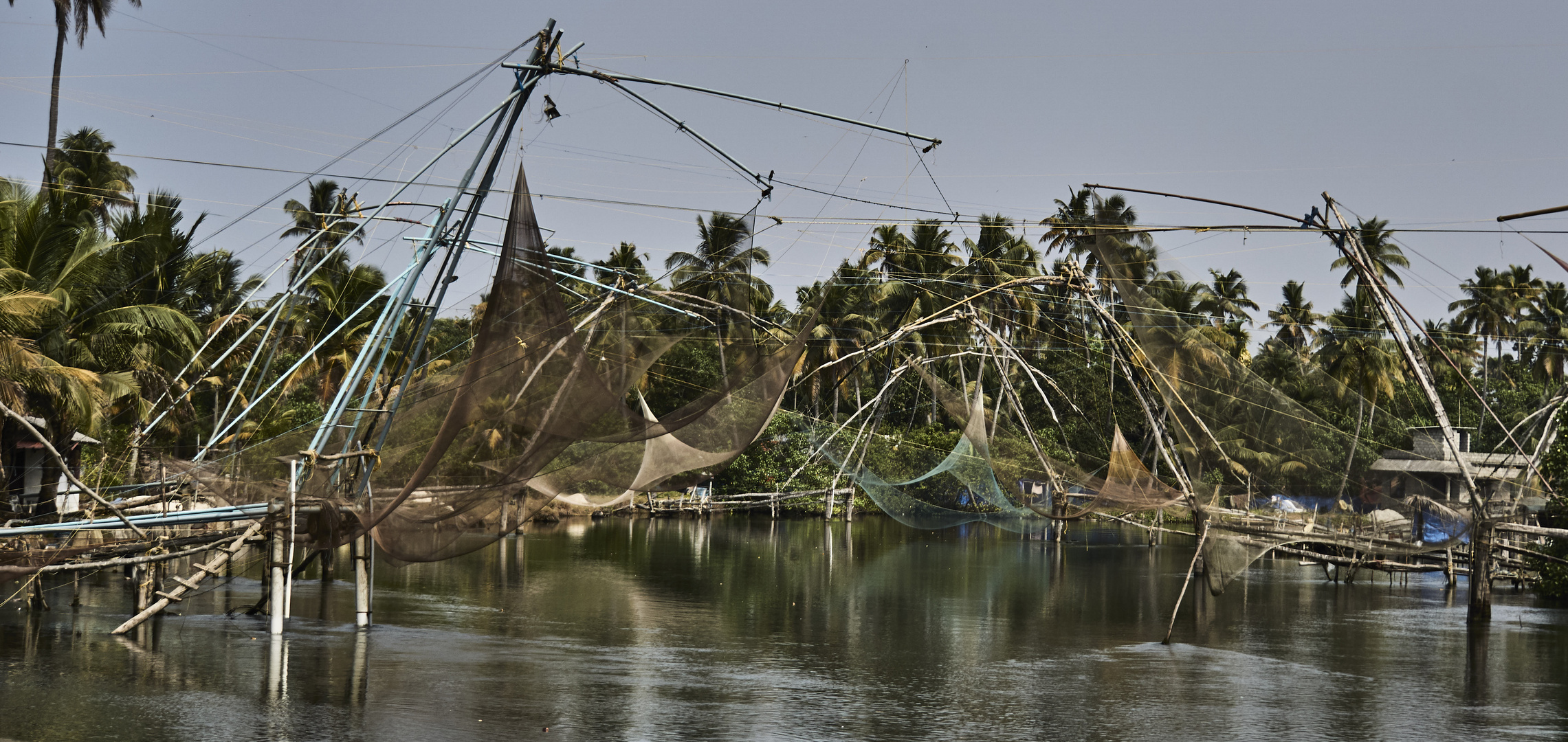 die Fischernetze in Kochi