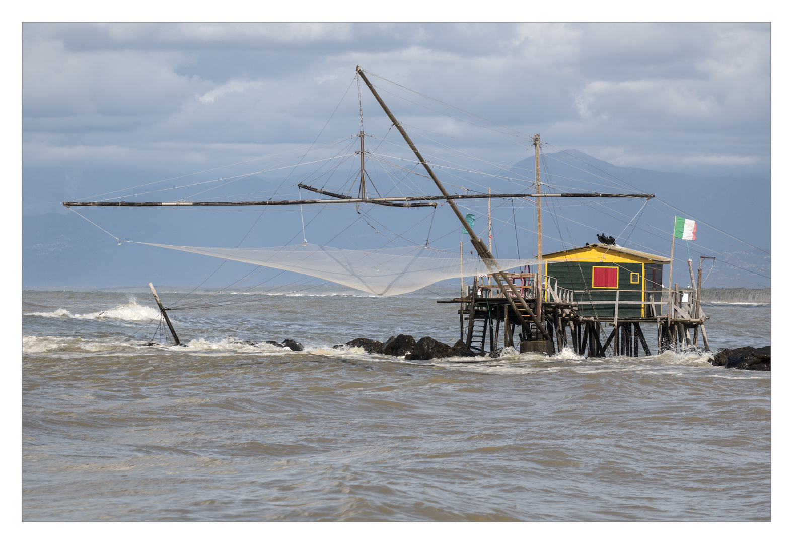 Die Fischernetze von Marina de Pisa