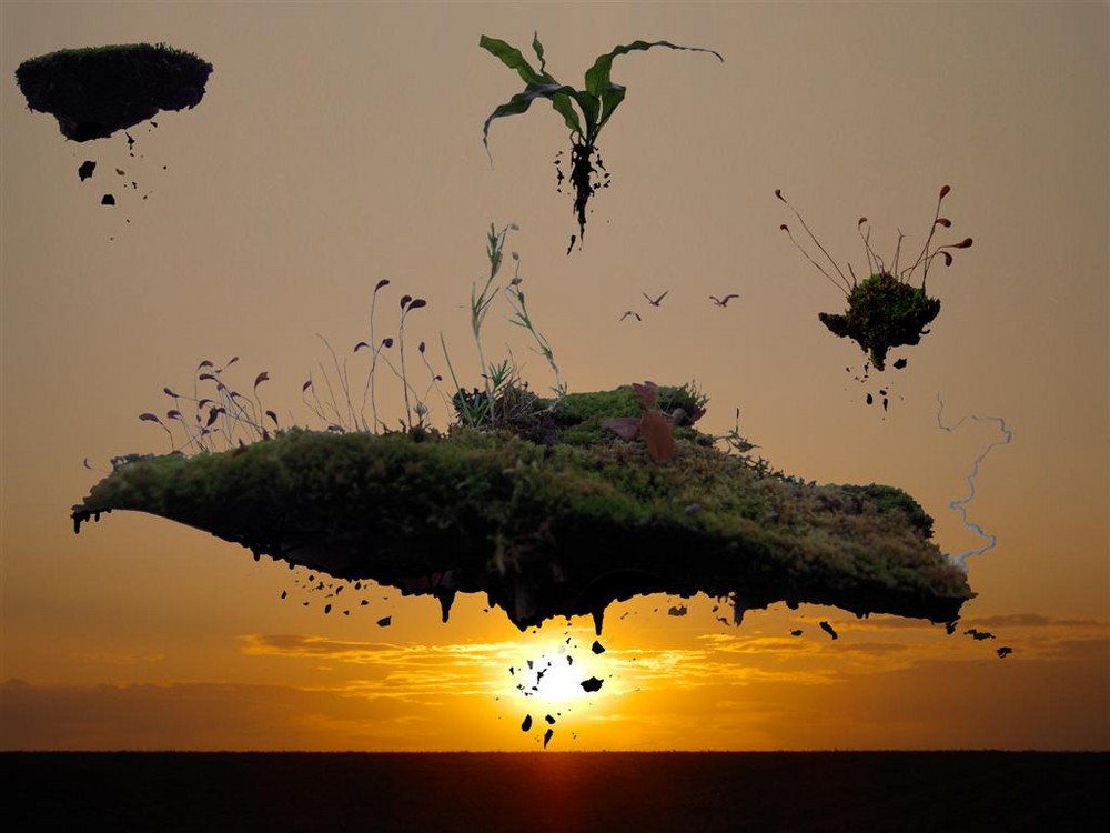 Die Fliegende Insel Foto Bild Experimente Youth Bilder Auf Fotocommunity
