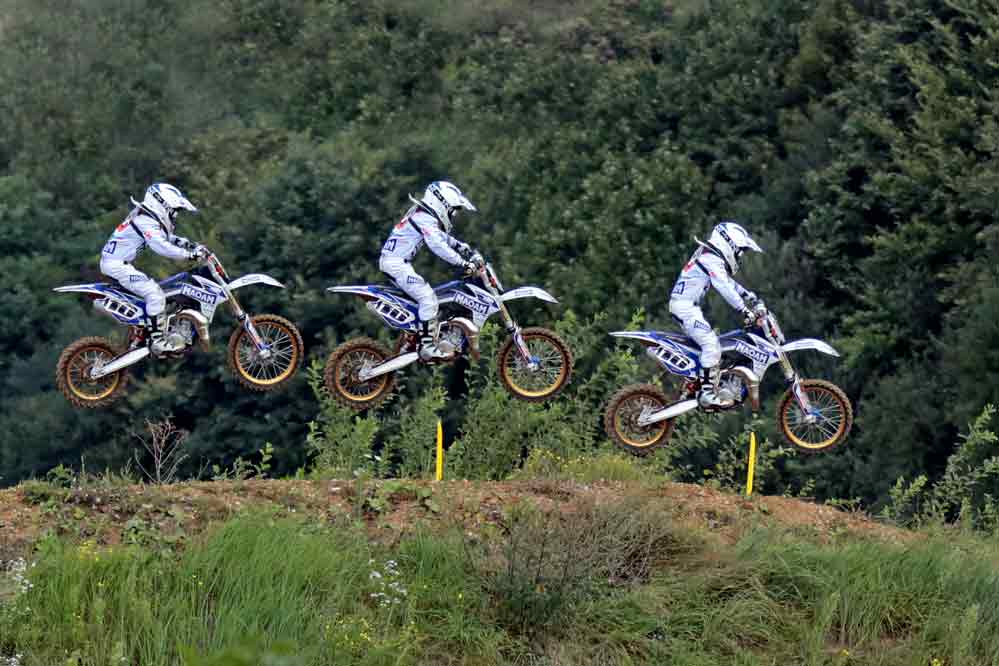 die Flugbahn - Jugend 50-85 ccm Junioren - 1. Wertungslauf