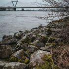 Die Flughafenbrücke Düsseldorf - Meerbusch