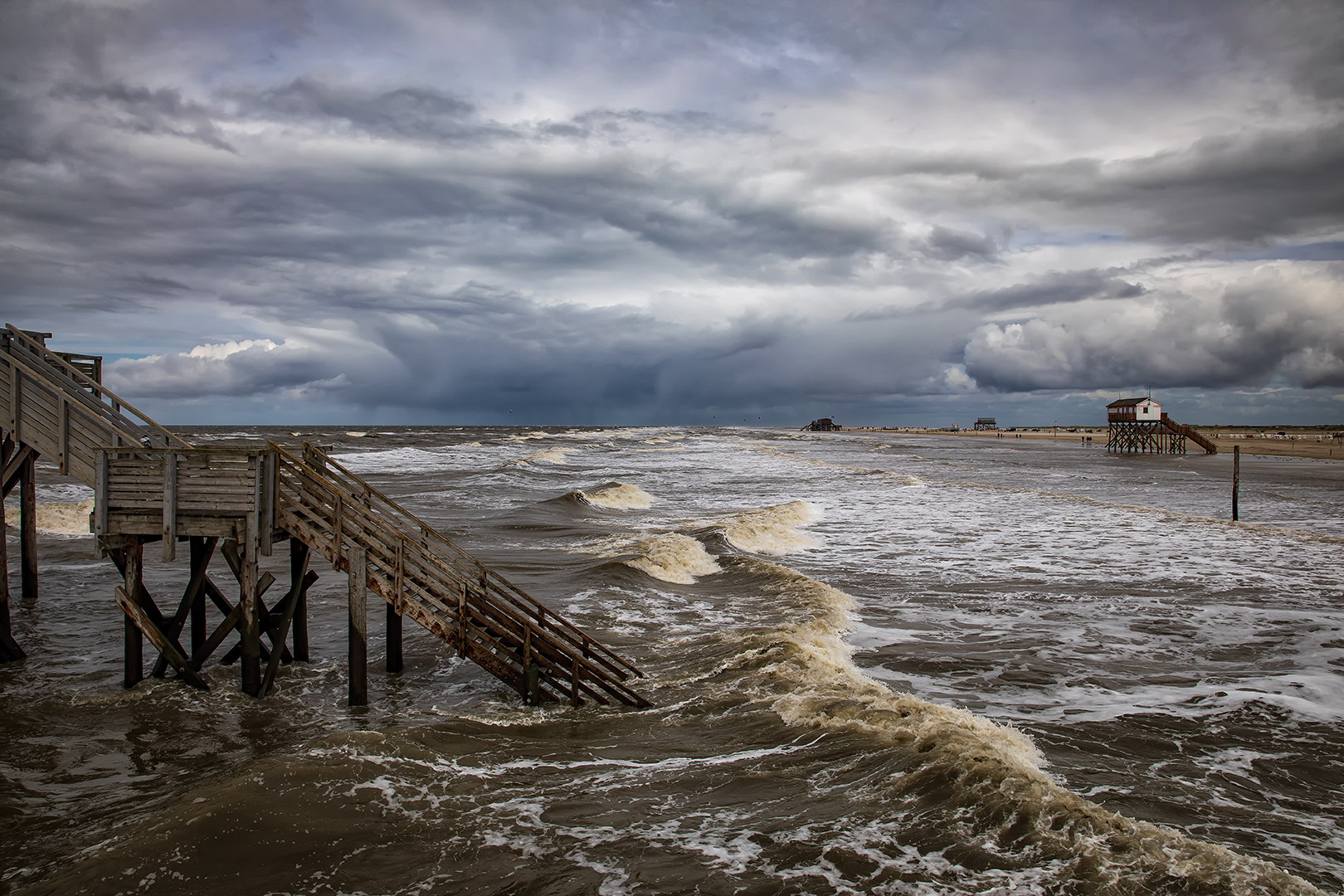 die Flut kommt Foto & Bild deutschland, europe, schleswig holstein
