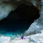 Die Fontaine de Vaucluse in der Trockenperiode...