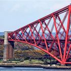 Die Forth Bridge von  Edinburgh ...