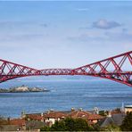 Die Forth Bridge von Edinburgh