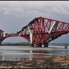 Die Forth Rail Bridge in Queensferry bei Edinburgh