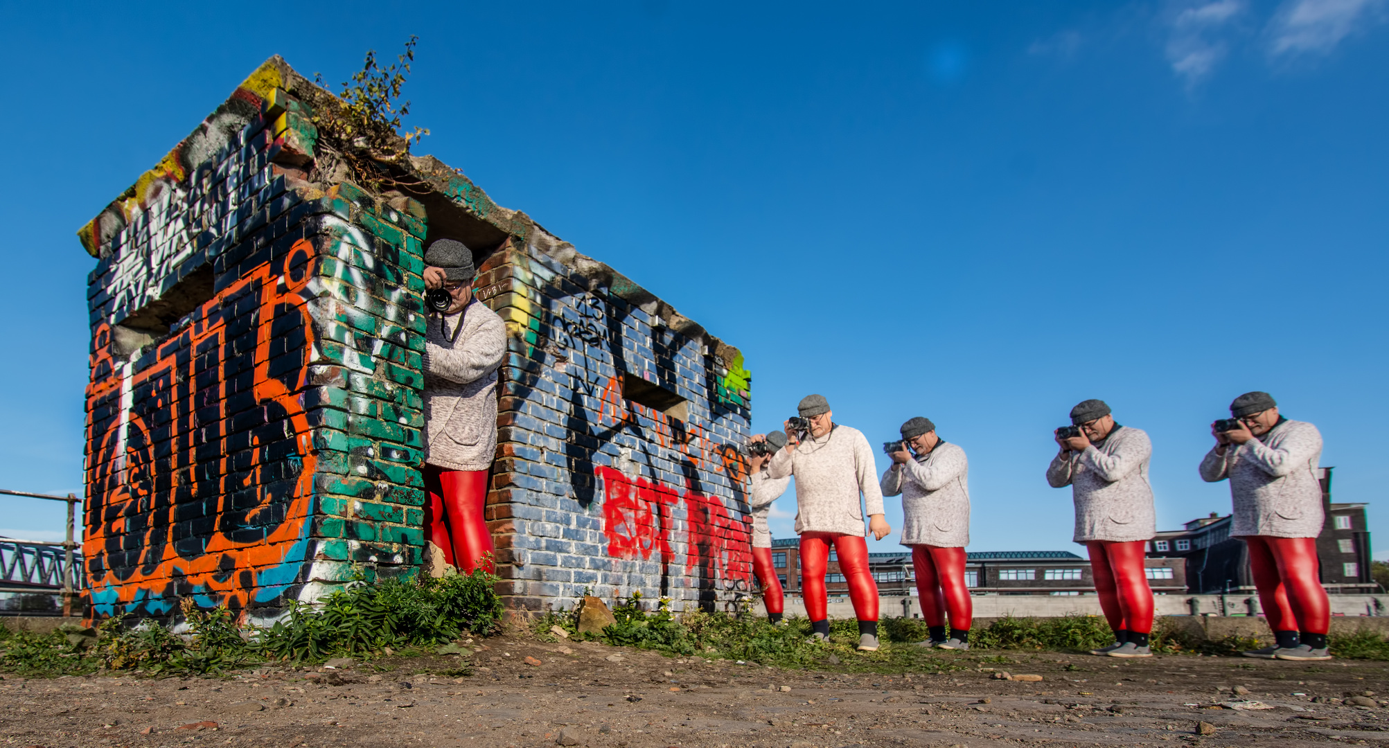 Die Fotografen und das Grafiti