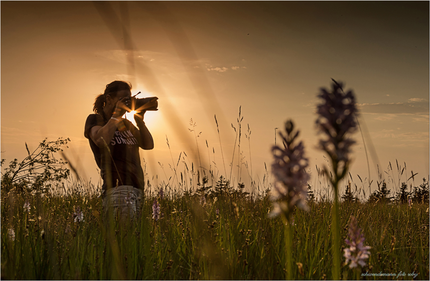 Die Fotografin...