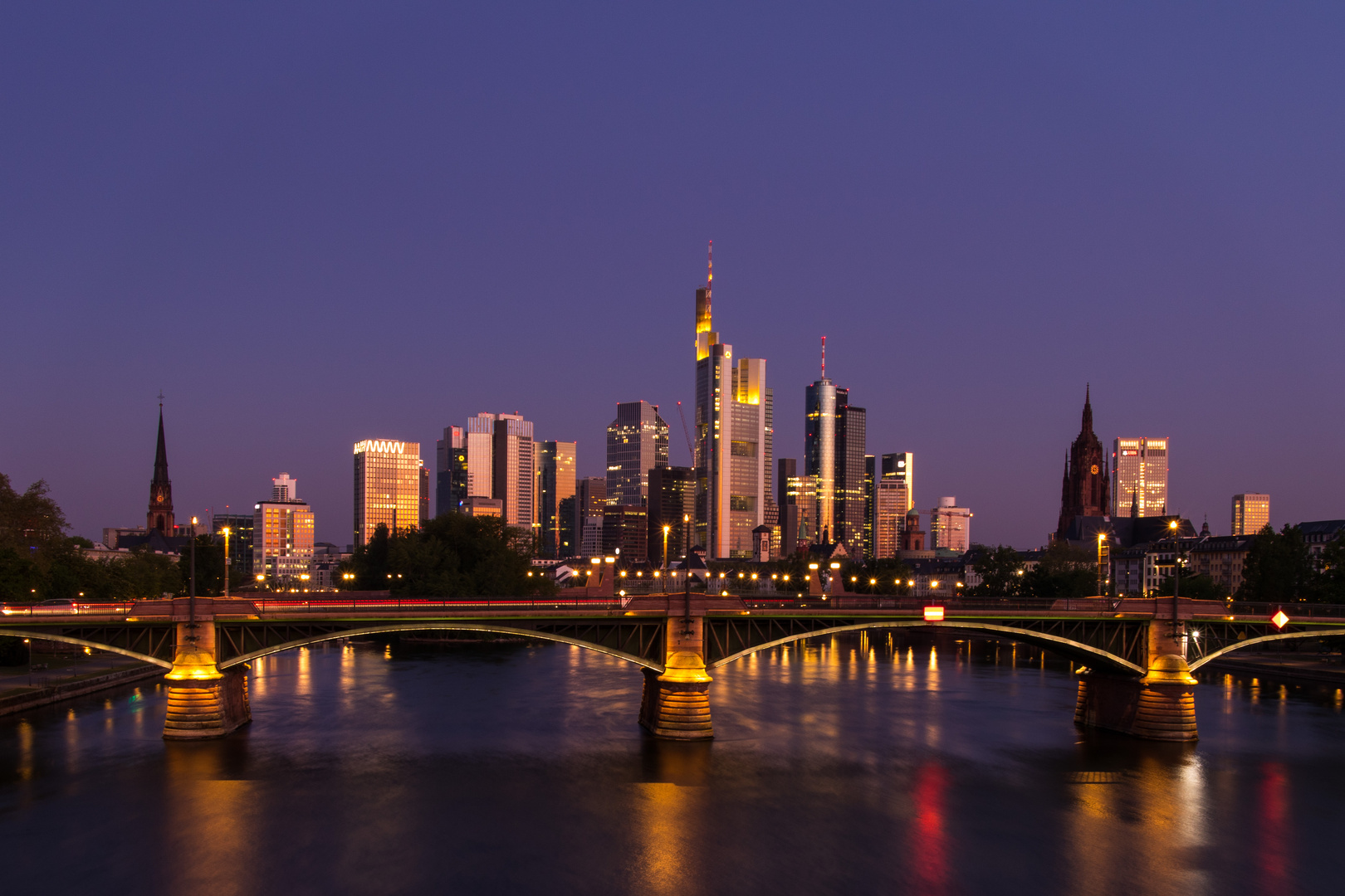 Die Frankfurter Skyline