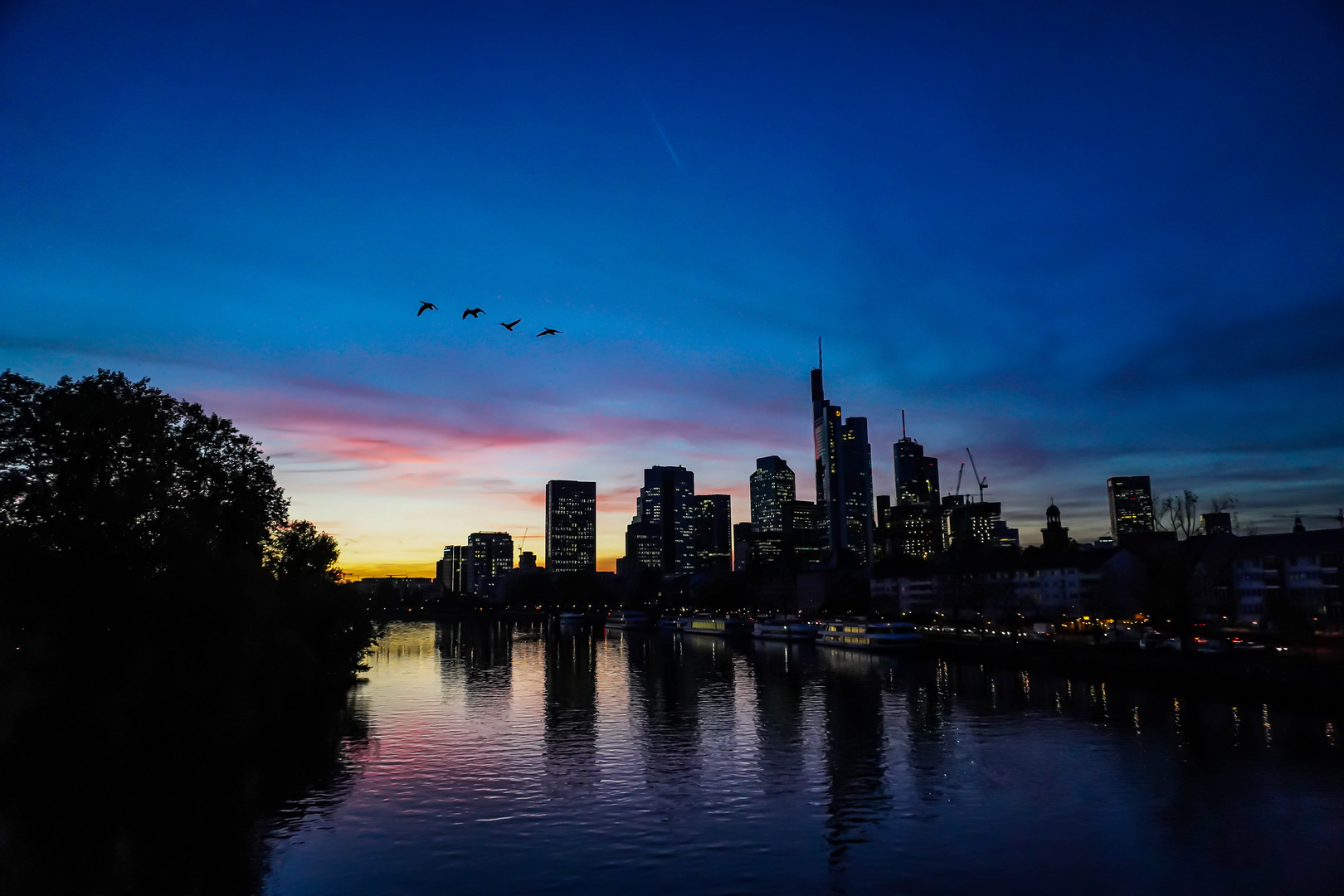 Die Frankfurter Skyline