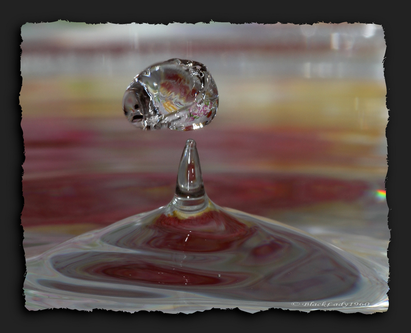 Die Fratze Foto & Bild experimente, wasser, tropfen Bilder auf